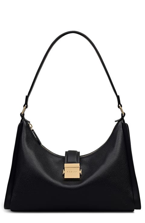 Sloane Mews Pebbled Leather Shoulder Bag