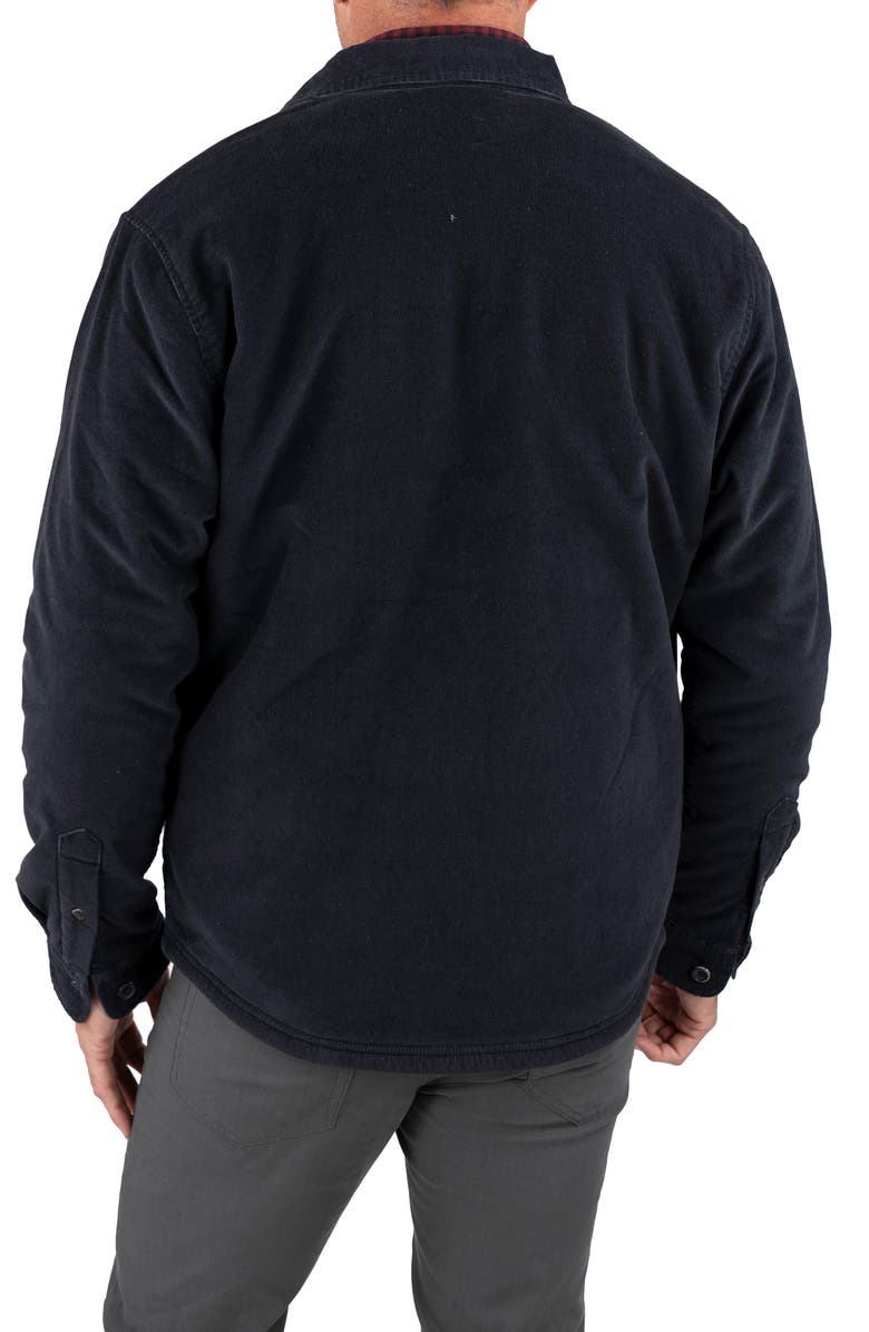 Tailor Vintage Faux Shearling Lined Corduroy Shirt Jacket, Alternate, color, 