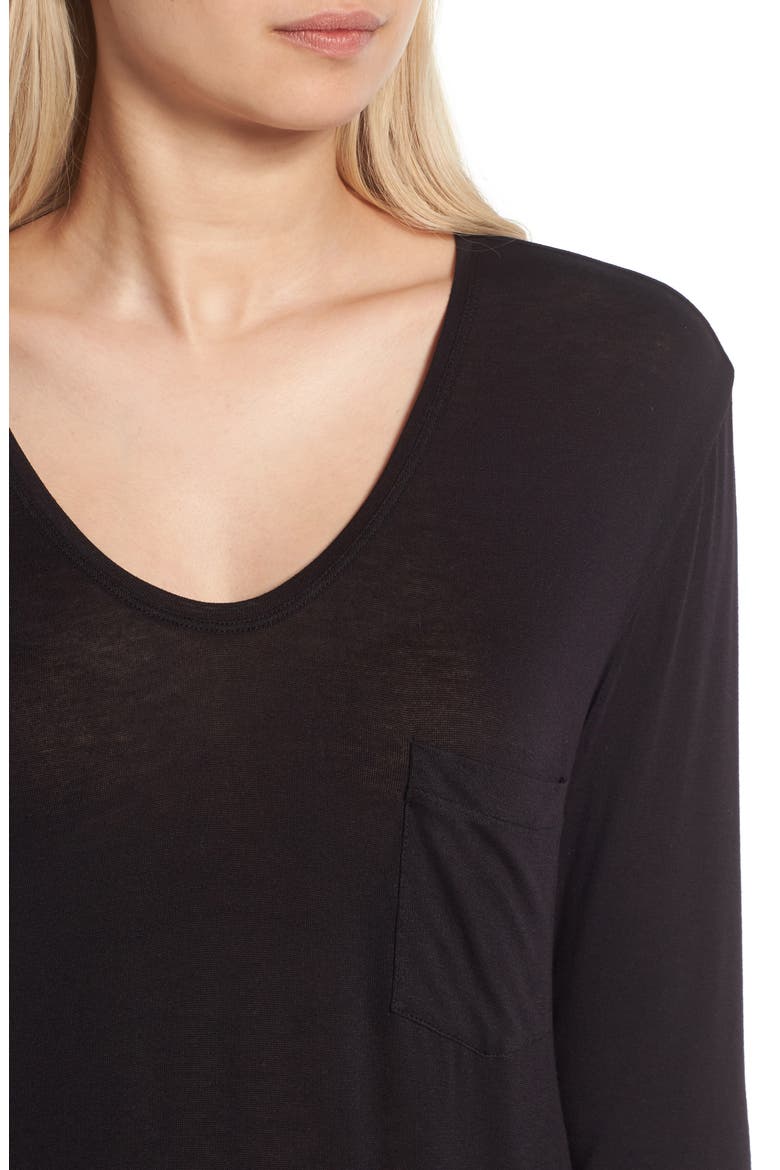 Pocket Tee, Alternate, color, BLACK