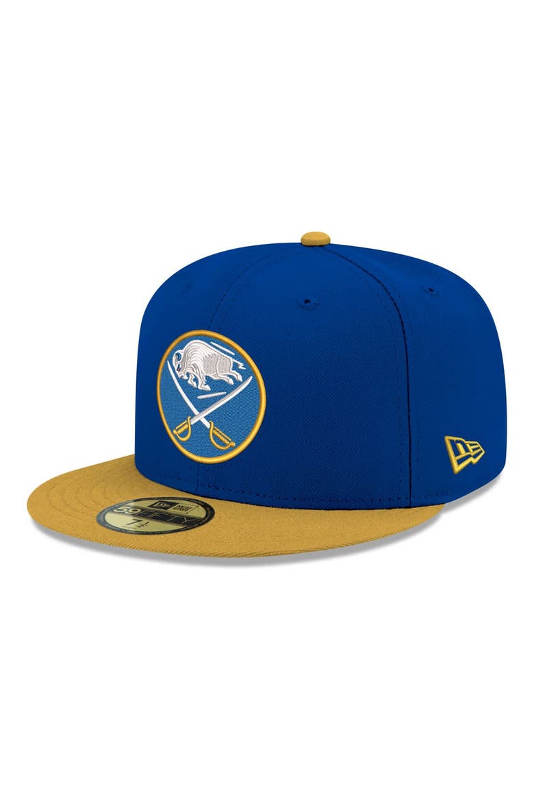 Men's New Era  Royal Buffalo Sabres Core Logo Two-Tone 59FIFTY Fitted Hat, Main, color, Royal