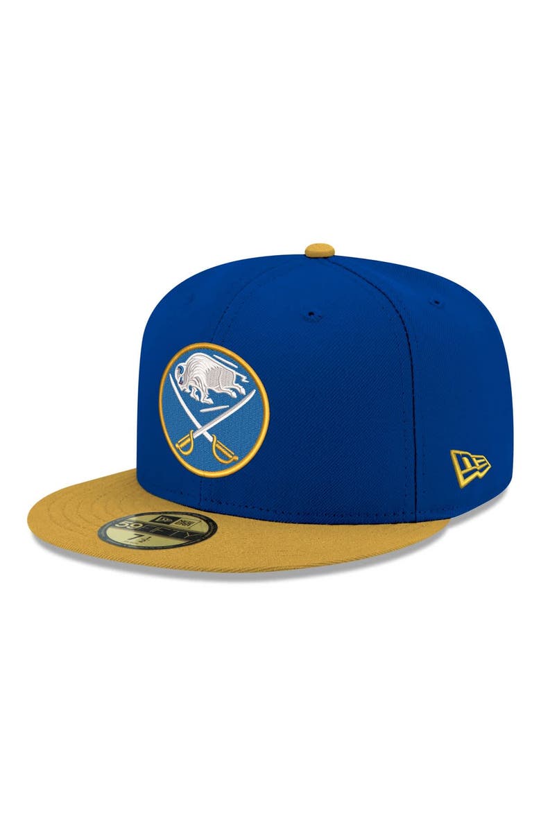 New Era Men's New Era Royal Buffalo Sabres Core Logo Two-Tone 59FIFTY Fitted Hat, Main, color, Royal