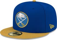 New Era Men's New Era  Royal Buffalo Sabres Core Logo Two-Tone 59FIFTY Fitted Hat