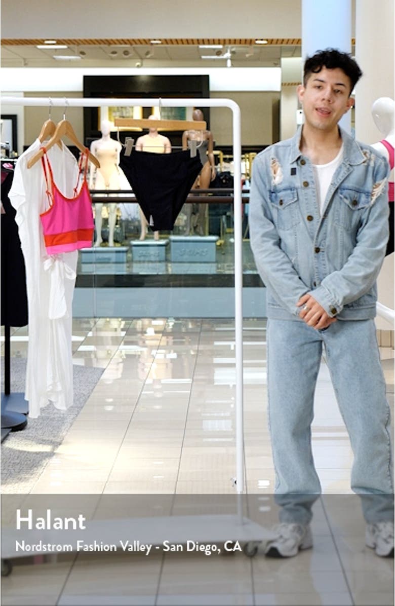 Jolin Textured High Waist Bikini Bottoms, sales video thumbnail