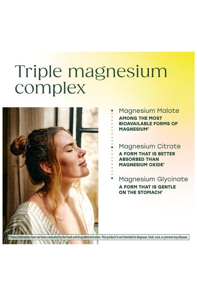 Magnesium 300mg with Magnesium Glycinate, Citrate & Malate, Vegetarian, 120 Capsules, Alternate, color, None