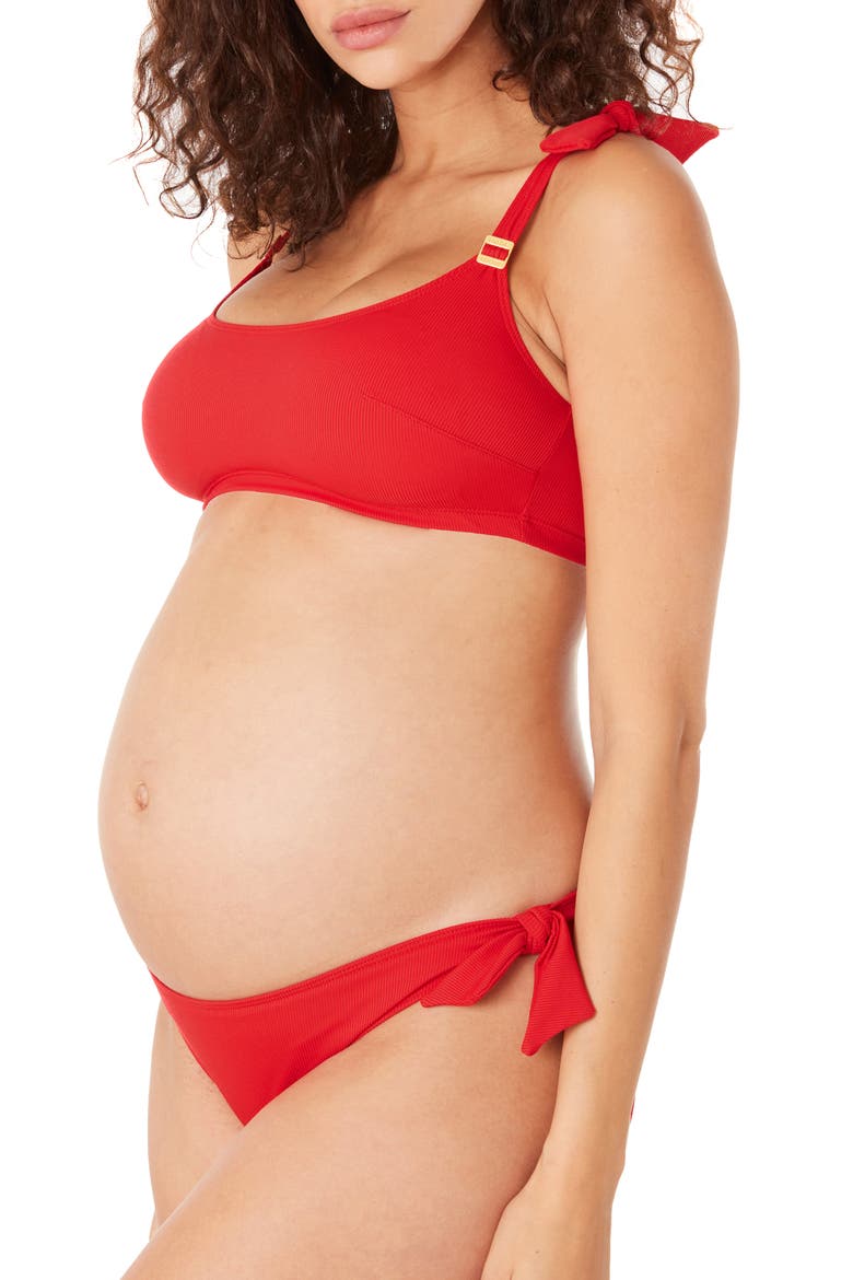 Maternity bikini Porto Vecchio, Main, color, RED