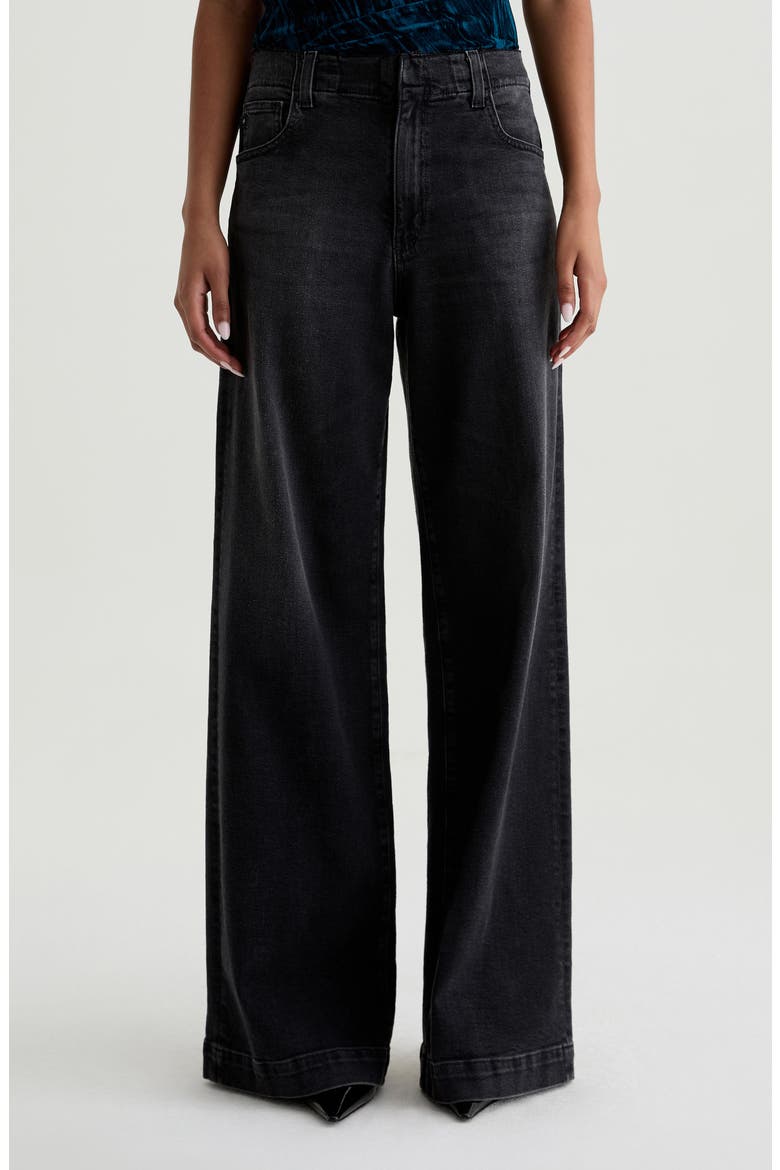 Deven Ultra High Waist Wide Leg Jeans, Main, color, NEBULA