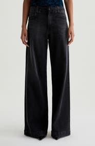 AG Deven Ultra High Waist Wide Leg Jeans