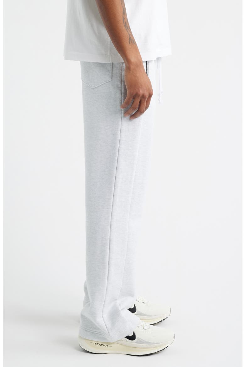 Oversize Cotton Sweatpants, Alternate, color, HEATHER GREY