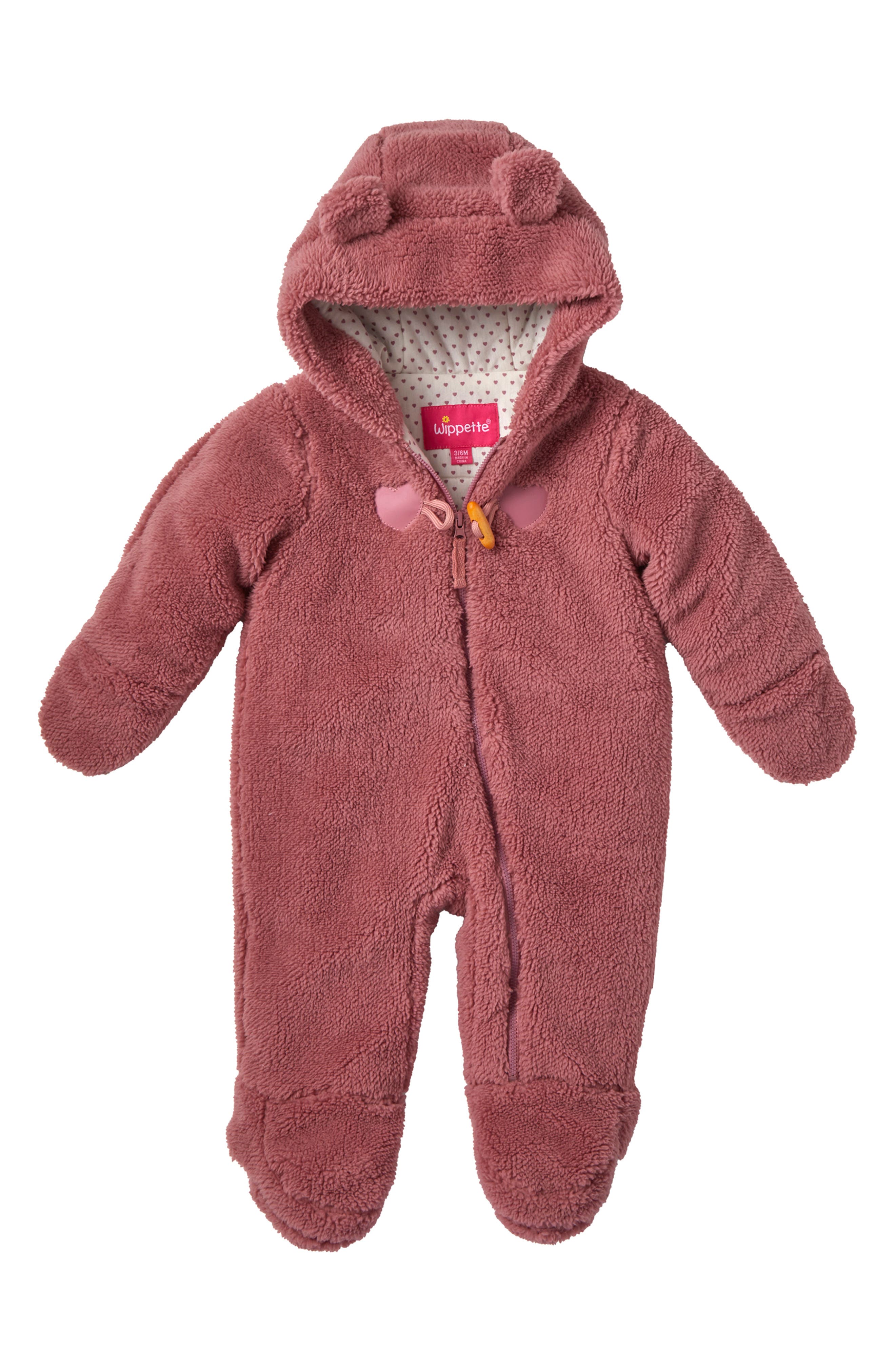 Kids' Toggle Faux Fur Pram Suit
