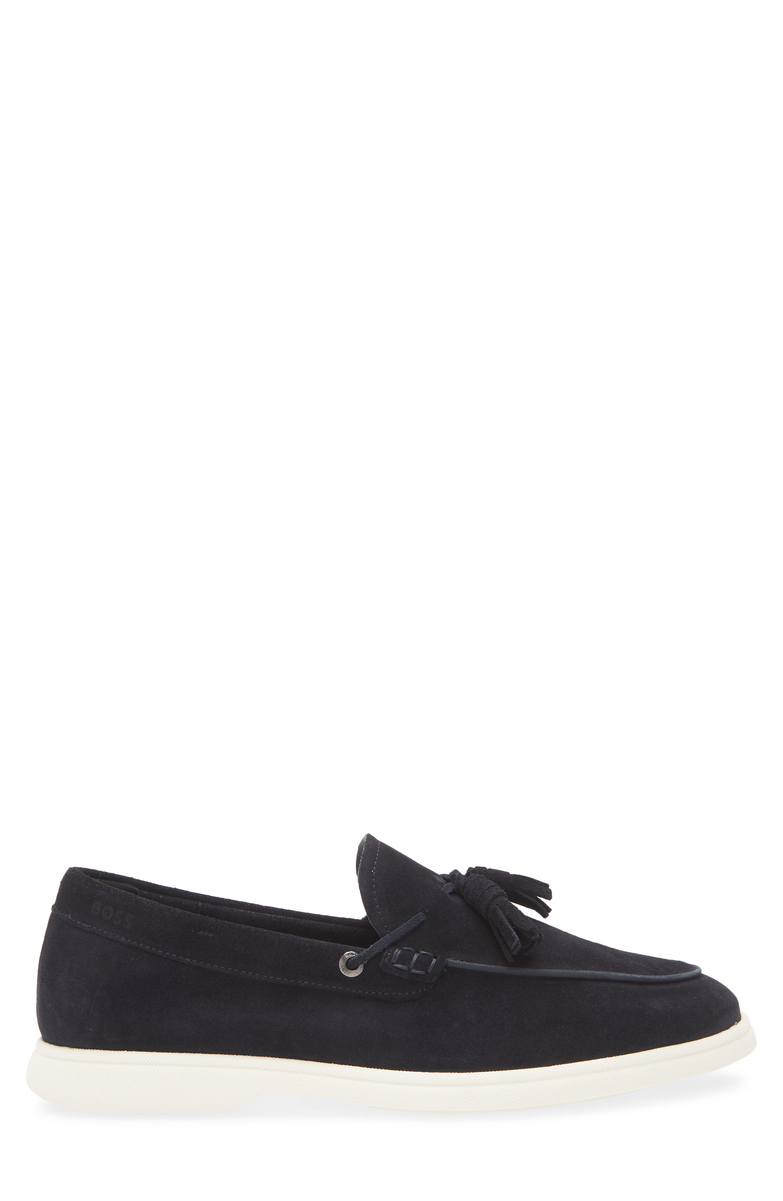 BOSS Sienne Tassel Loafer, Alternate, color, Dark Blue