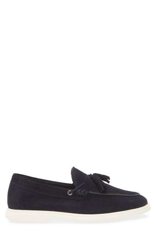 Hugo Boss Boss Sienne Tassel Loafer In Dark Blue