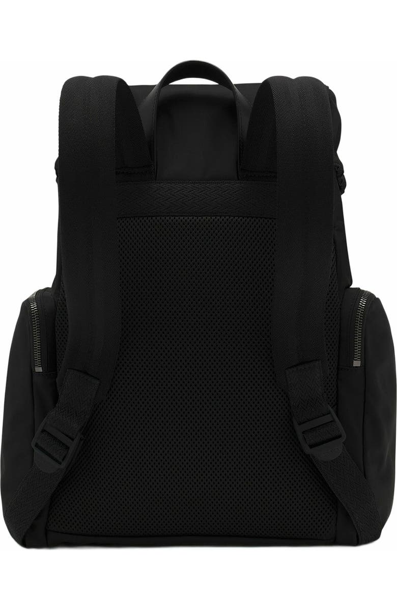 Lanvin Curb Backpack In Recycled Nylon, Alternate, color, Black