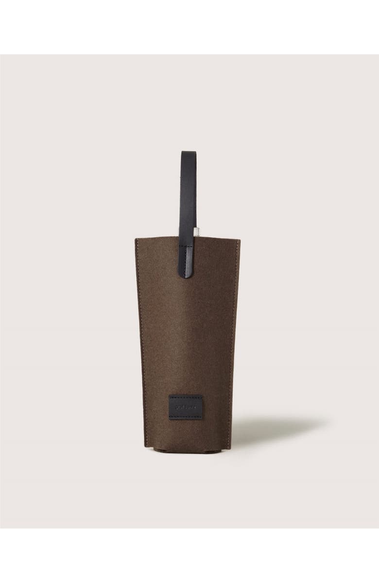 Graf Lantz Hana Merino Wool Bottle Bag, Main, color, Tobacco