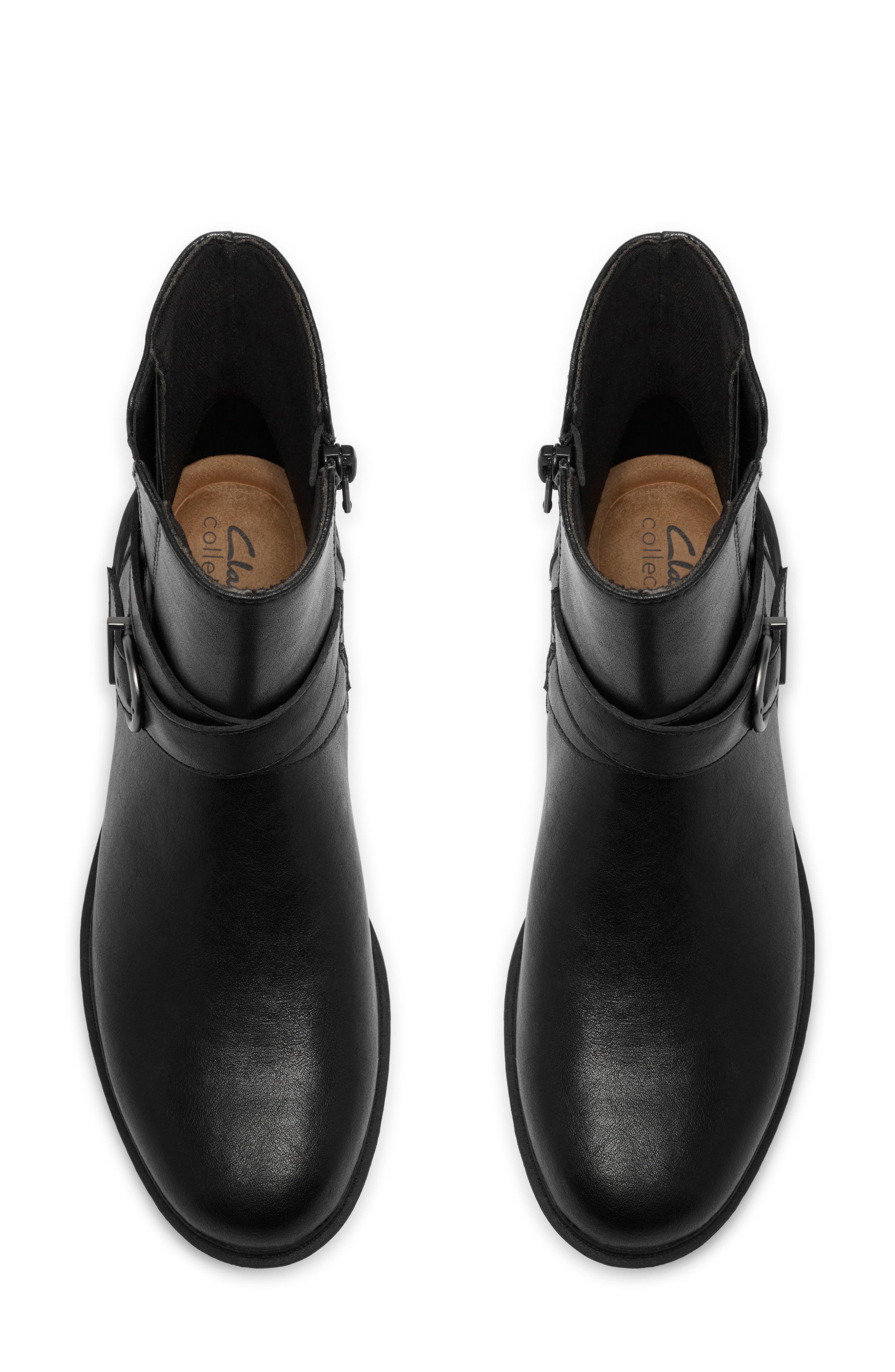 Westlynn Lux Leather Bootie, Alternate, color, BLACK LEATHER