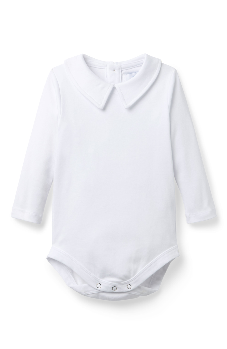 Little Paper Kids Ellis Baby Bodysuit, Main, color, White