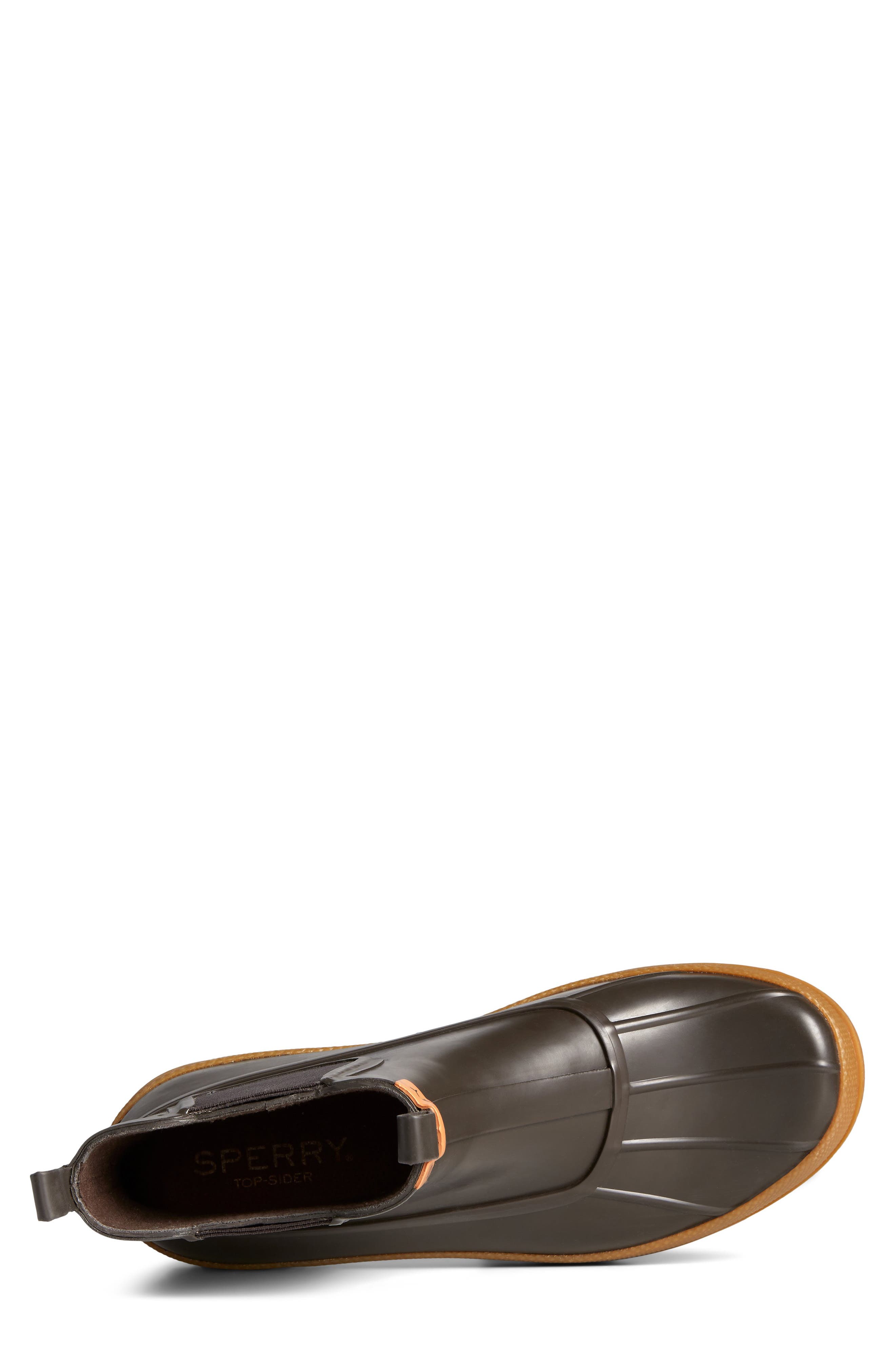 Sperry Cold Bay Waterproof Chelsea Rain Boot, Alternate, color, Brown