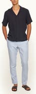 Orlebar Brown Griffon Lino Tailored Fit Smart Italian Linen Trousers