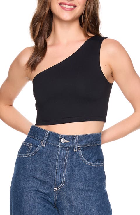 One-Shoulder Crop Top