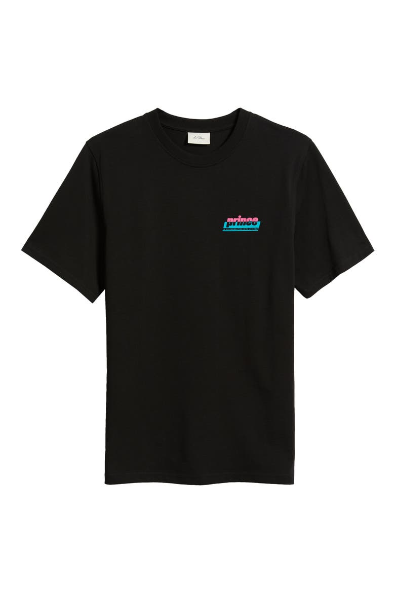 x Prince Organic Cotton Graphic T-Shirt, Alternate, color, BLACK