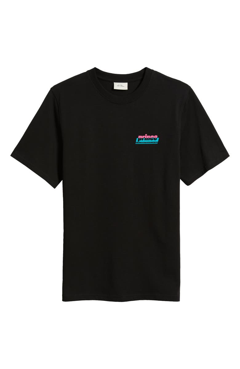 Les Deux x Prince Organic Cotton Graphic T-Shirt, Main, color, Black