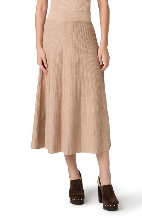 Kimiko Rib Midi Skirt