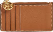 Tory Burch Miller Zip Leather Card Case