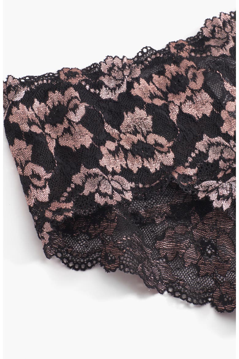 Savona High Waisted Brief, Alternate, color, Black/Mandorla