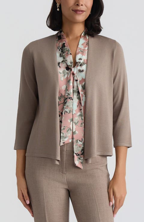 Crop A-Line Cardigan