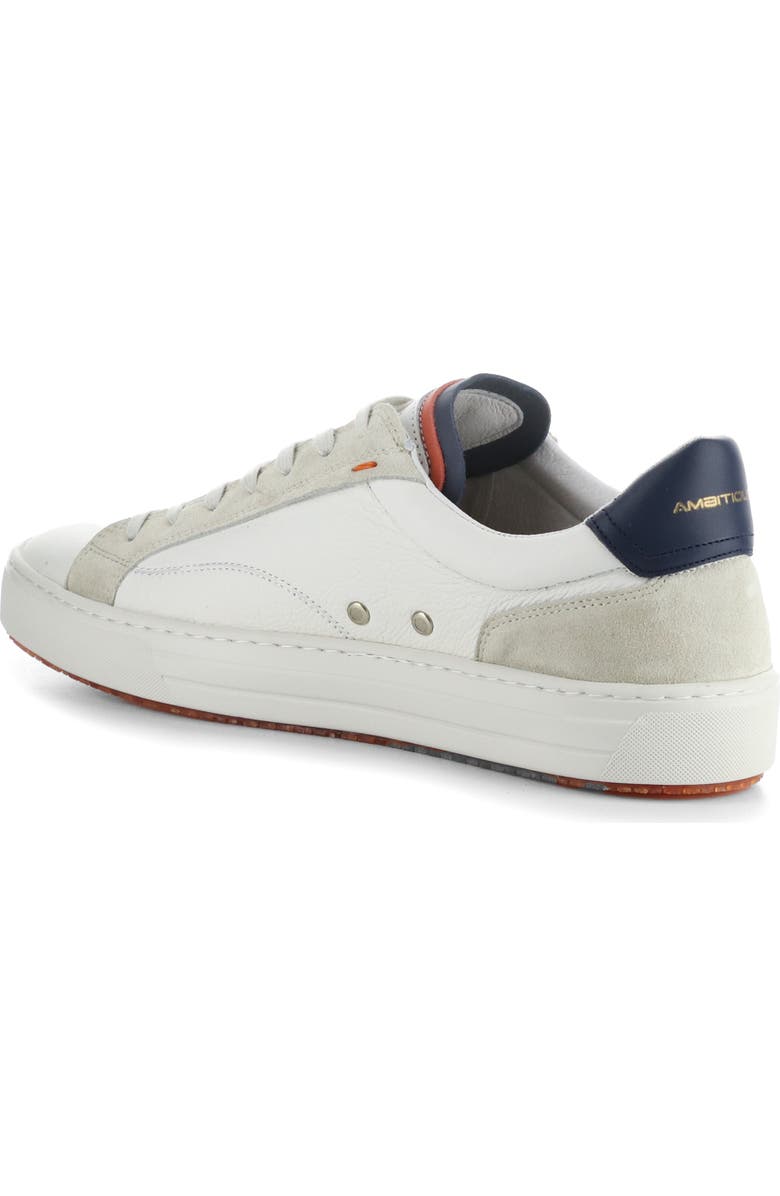 Ambitious 11218 Low Top Sneaker, Alternate, color, White/ Navy Leeather