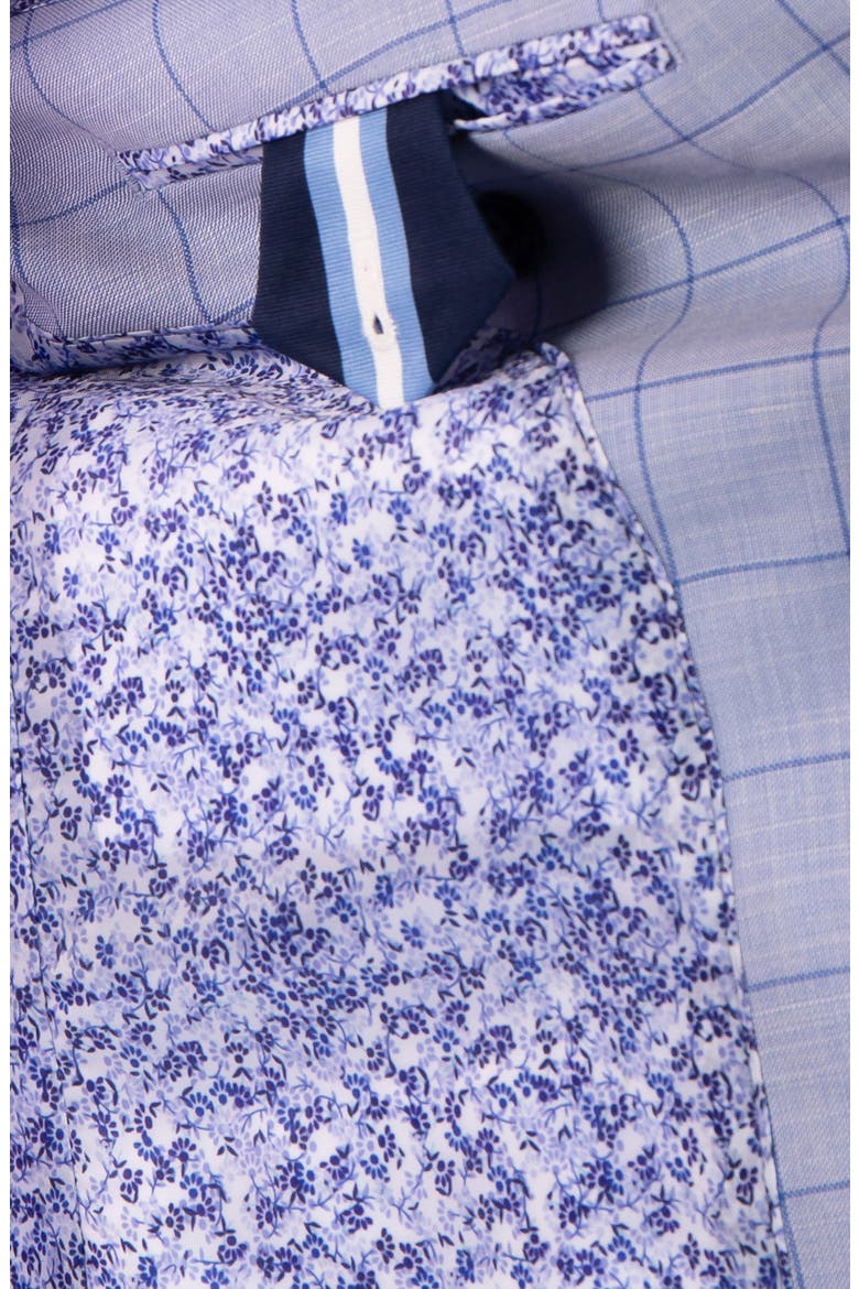 Mini Windowpane Sport Coat, Alternate, color, LIGHT BLUE