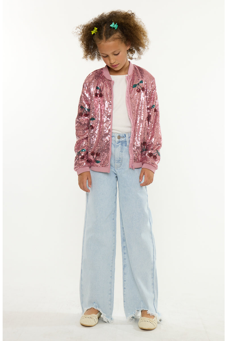 Zendaya High Rise Wide Leg Jeans, Alternate, color, Light Wash
