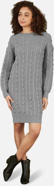 Yumi Cable Knit Tunic Dress
