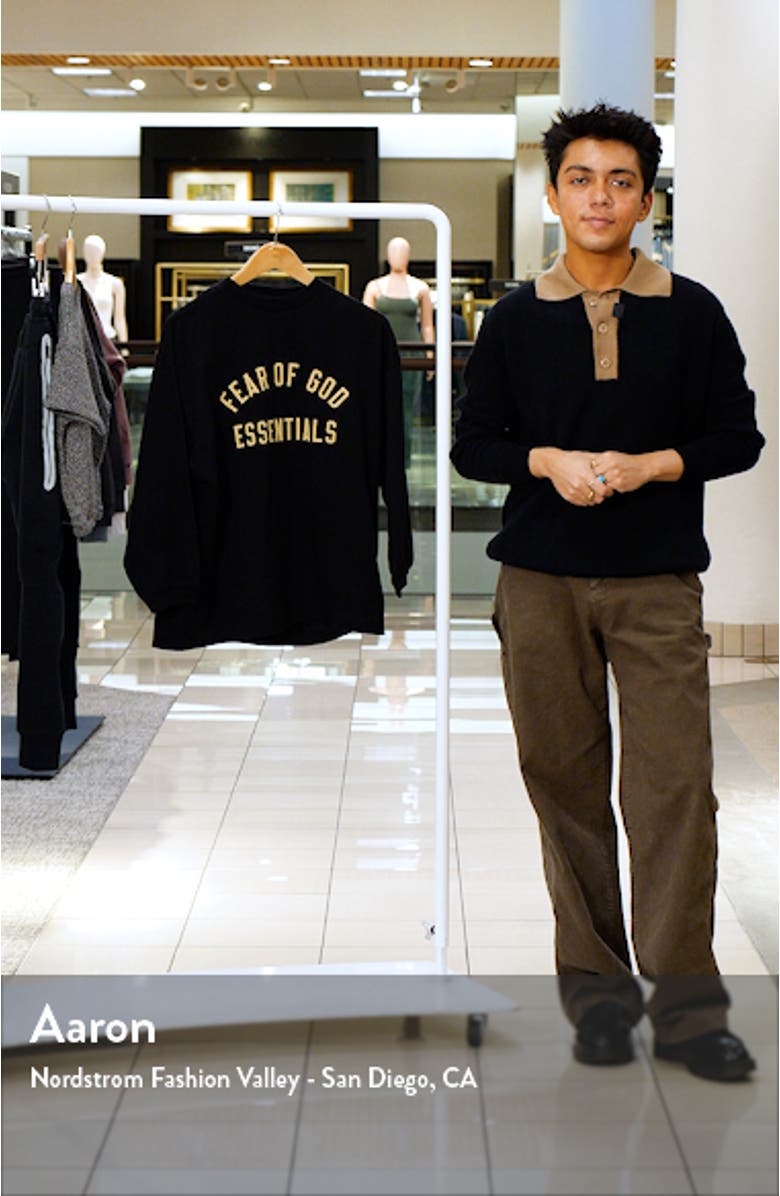 Kids' Logo Long Sleeve Cotton Graphic T-Shirt, sales video thumbnail