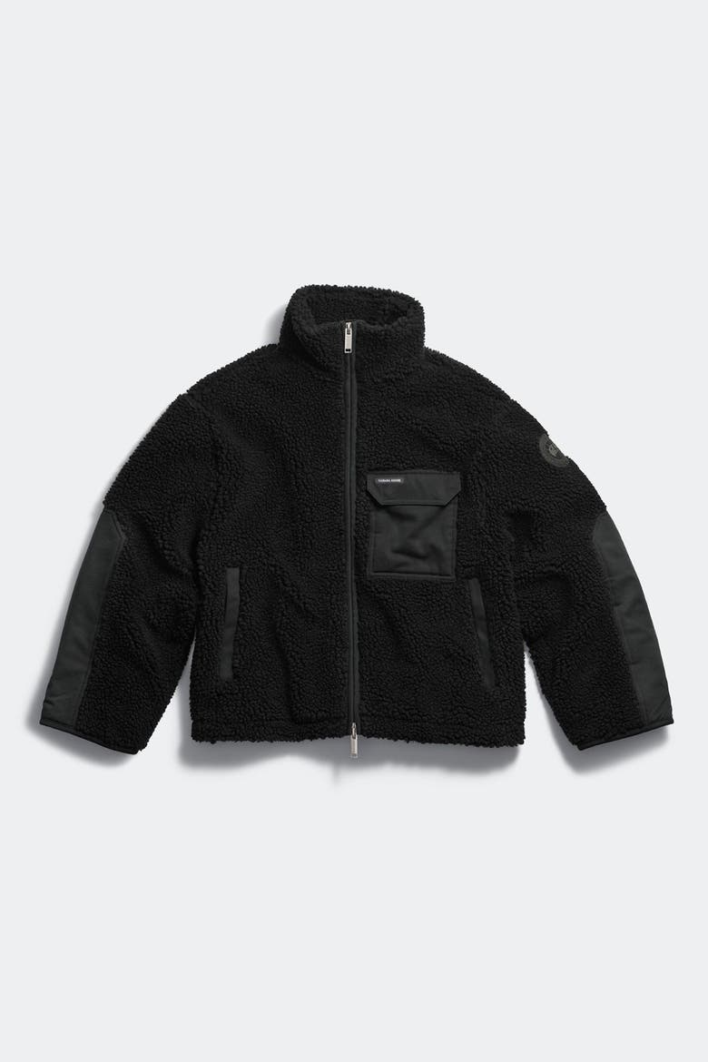 Soren Fleece Full Zip, Main, color, Black