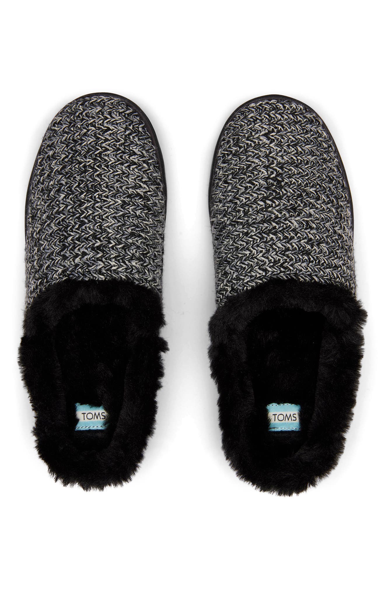 TOMS Faux Fur Lined Slipper, Alternate, color, 