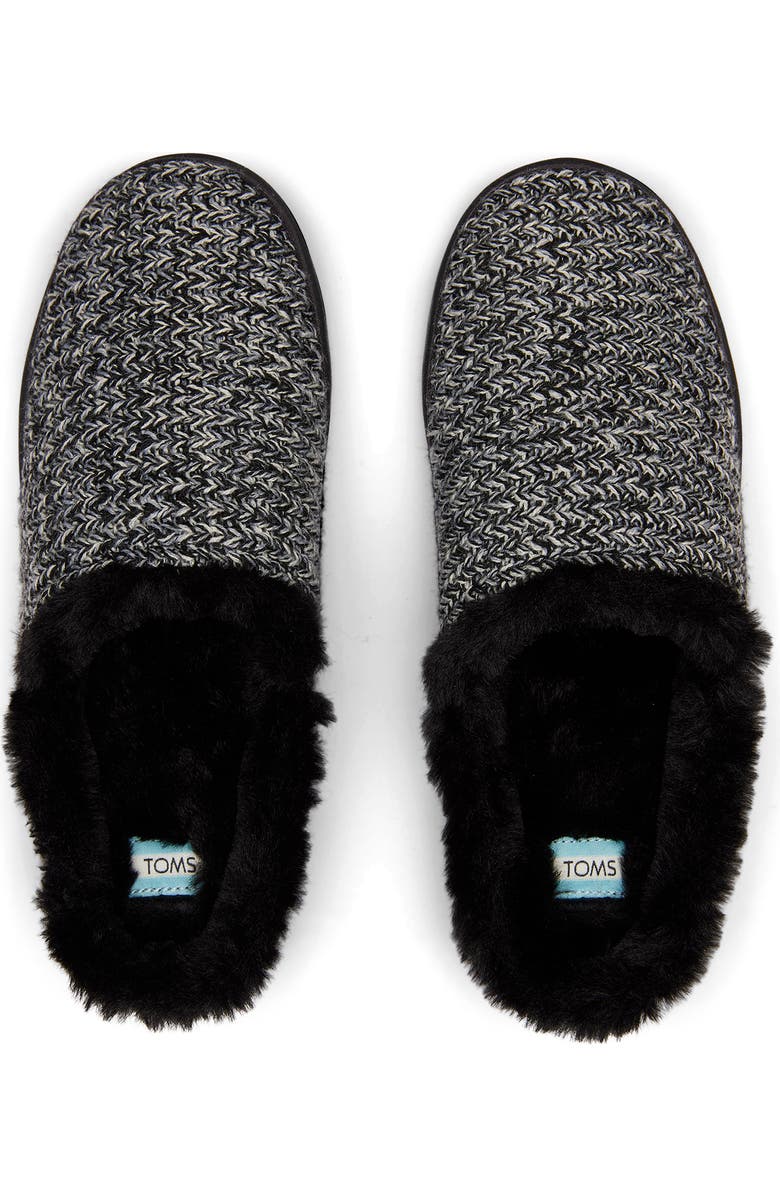 TOMS Faux Fur Lined Slipper, Alternate, color,