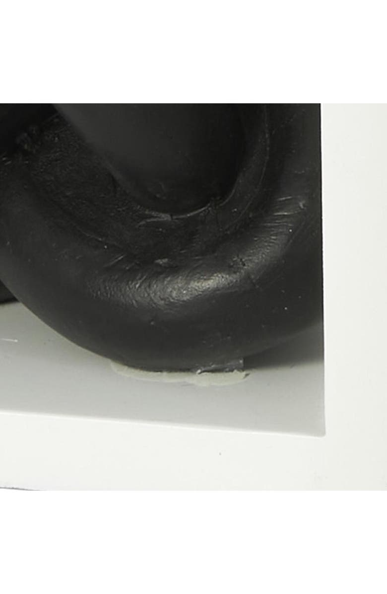 UMA Contemporary Set of 2 Bookends, Alternate, color, Black