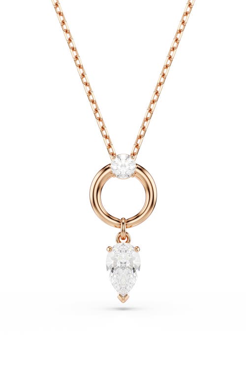 Swarovski Mesmera Drop Earrings & Pendant Necklace Set In Multi