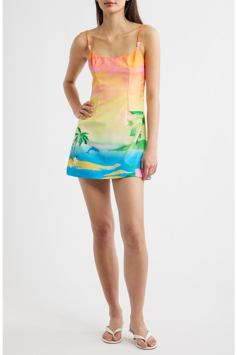 Summer Minidress, Main, color, BAHAMA BREEZE
