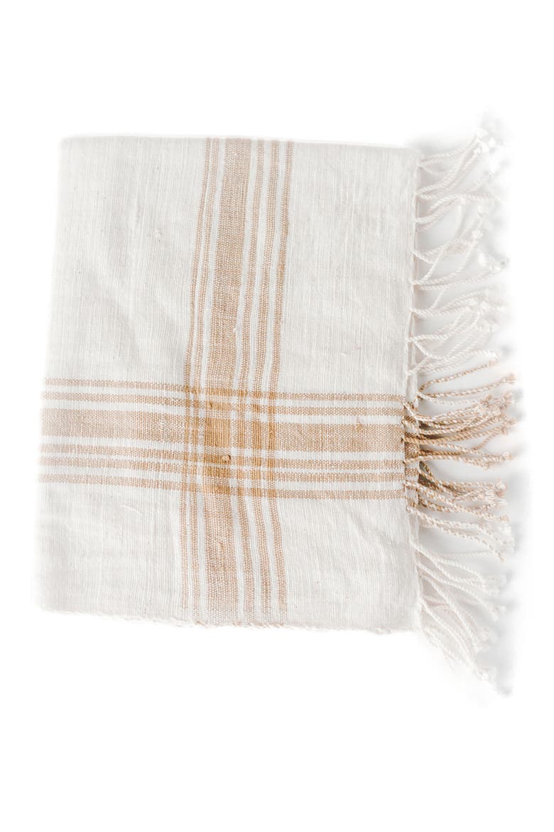 Cabin Hatch Cotton Bath Towel, Main, color, Beige