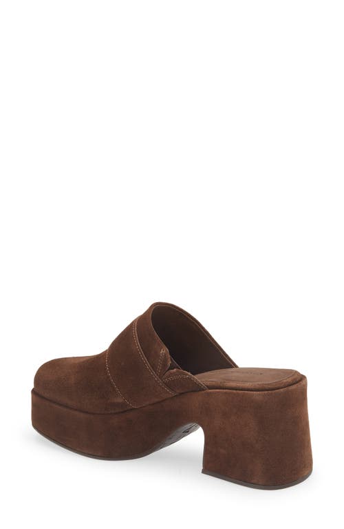 Chocolat Blu Haze Platform Mule In Brown
