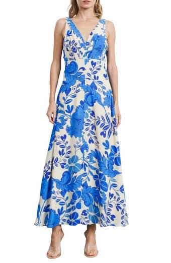 CIEBON Marek Sleeveless Floral Maxi Sundress