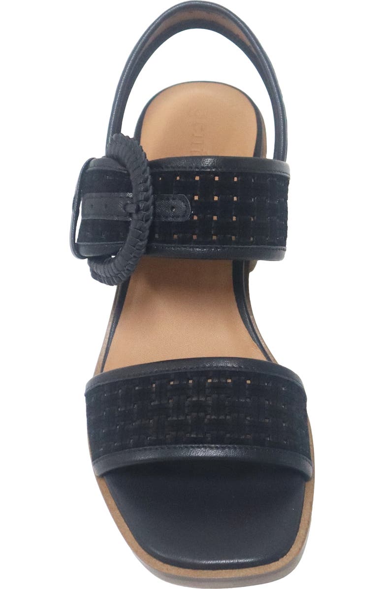 Gentle Souls Mystic Slingback Block Heel Sandal, Alternate, color, Black Suede
