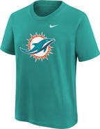 Nike Youth Nike Aqua Miami Dolphins Logo T-Shirt