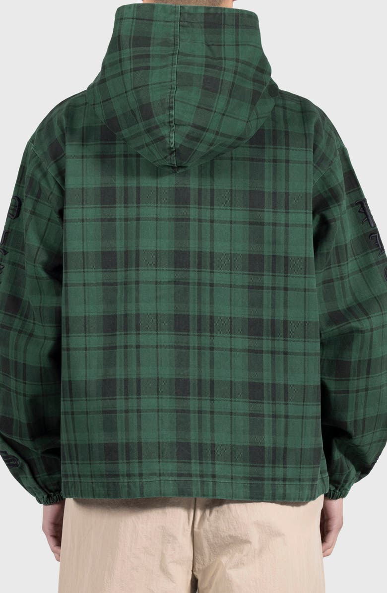 PLEASURES Dedicate Plaid Hooded Zip Jacket, Alternate, color,