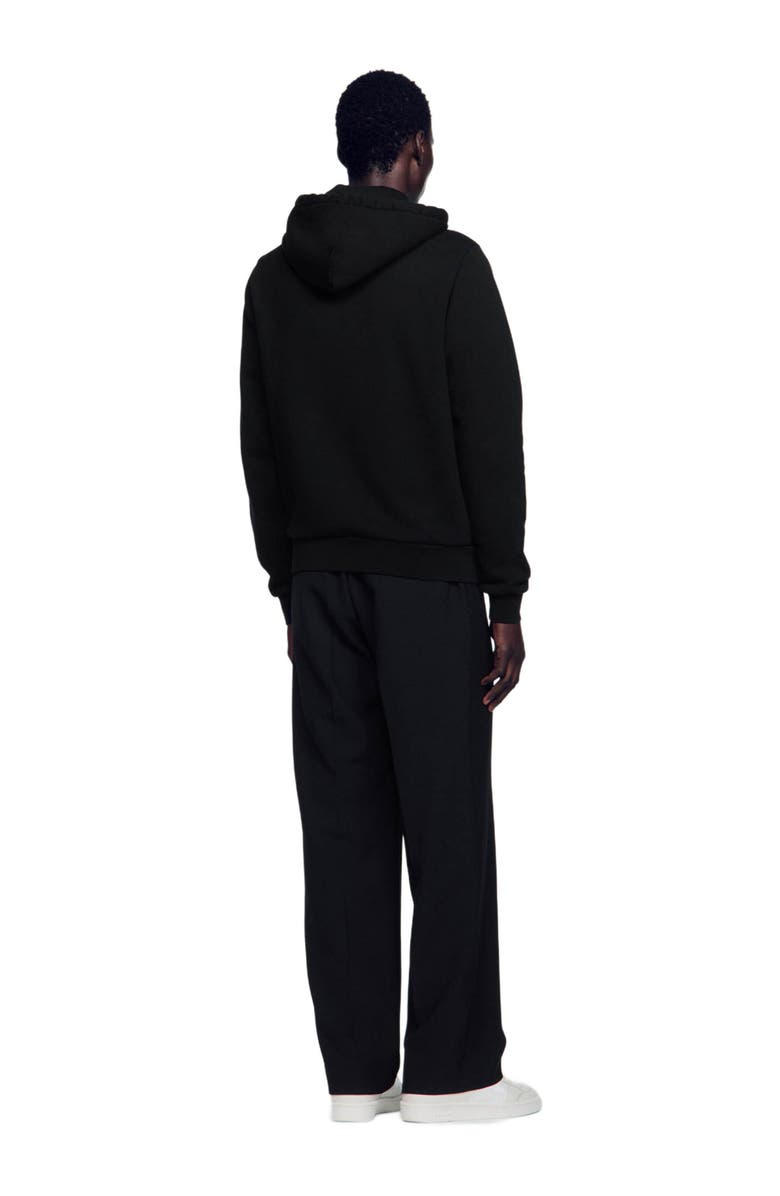 SANDRO Fleece hoodie, Alternate, color, 