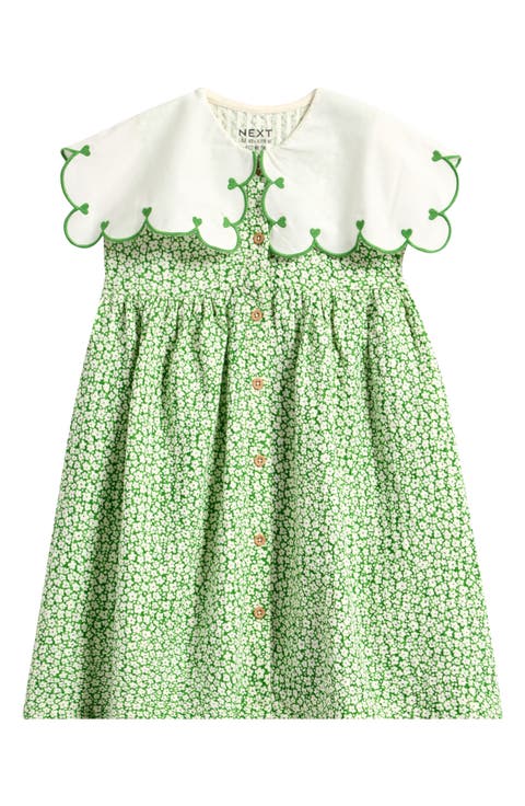 Kids' Frill Collar Floral Print Dress (Baby, Toddler & Little Kid)