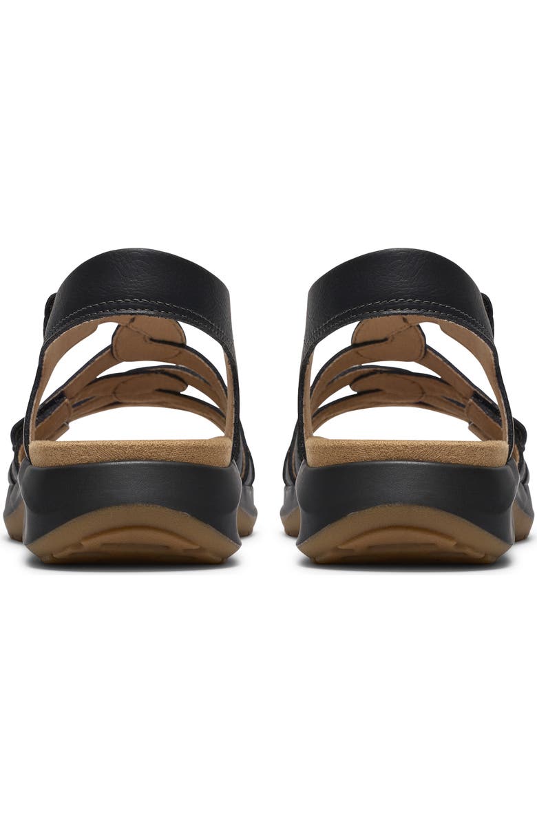 Clarks<sup>®</sup> Maelynn Paige Sandal, Alternate, color, Black Leather