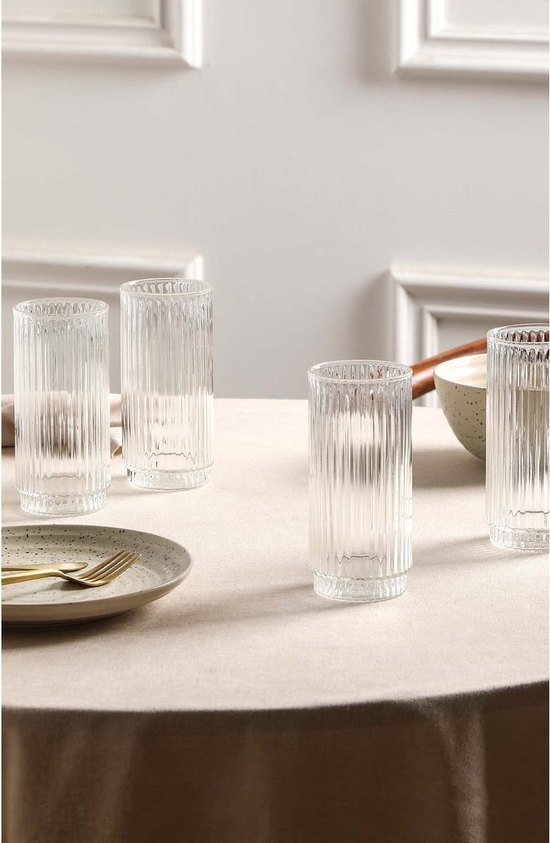 Stone Lain Dua Stoneware 16-Piece Dinnerware Set, Alternate, color, White