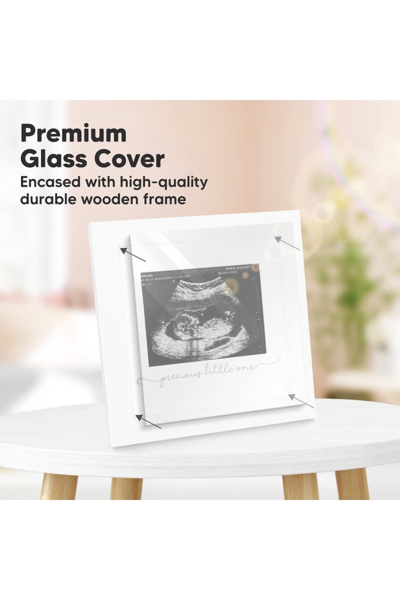 Solo Baby Sonogram Frame, Alternate, color, Alpine White
